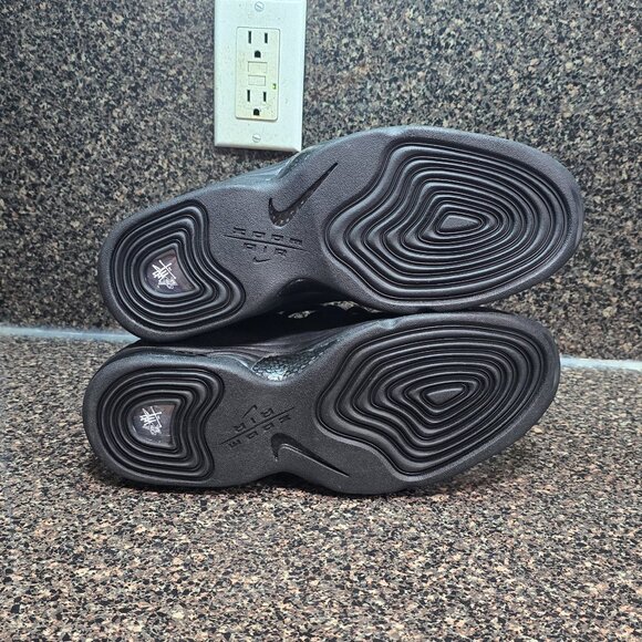 Nike Air Penny X Stussy 2 Black Size 8 DQ5674-001 Limited Edition Rare Collab - Picture 5 of 16